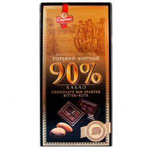 Шоколад Спартак Горький-Элитный 90%